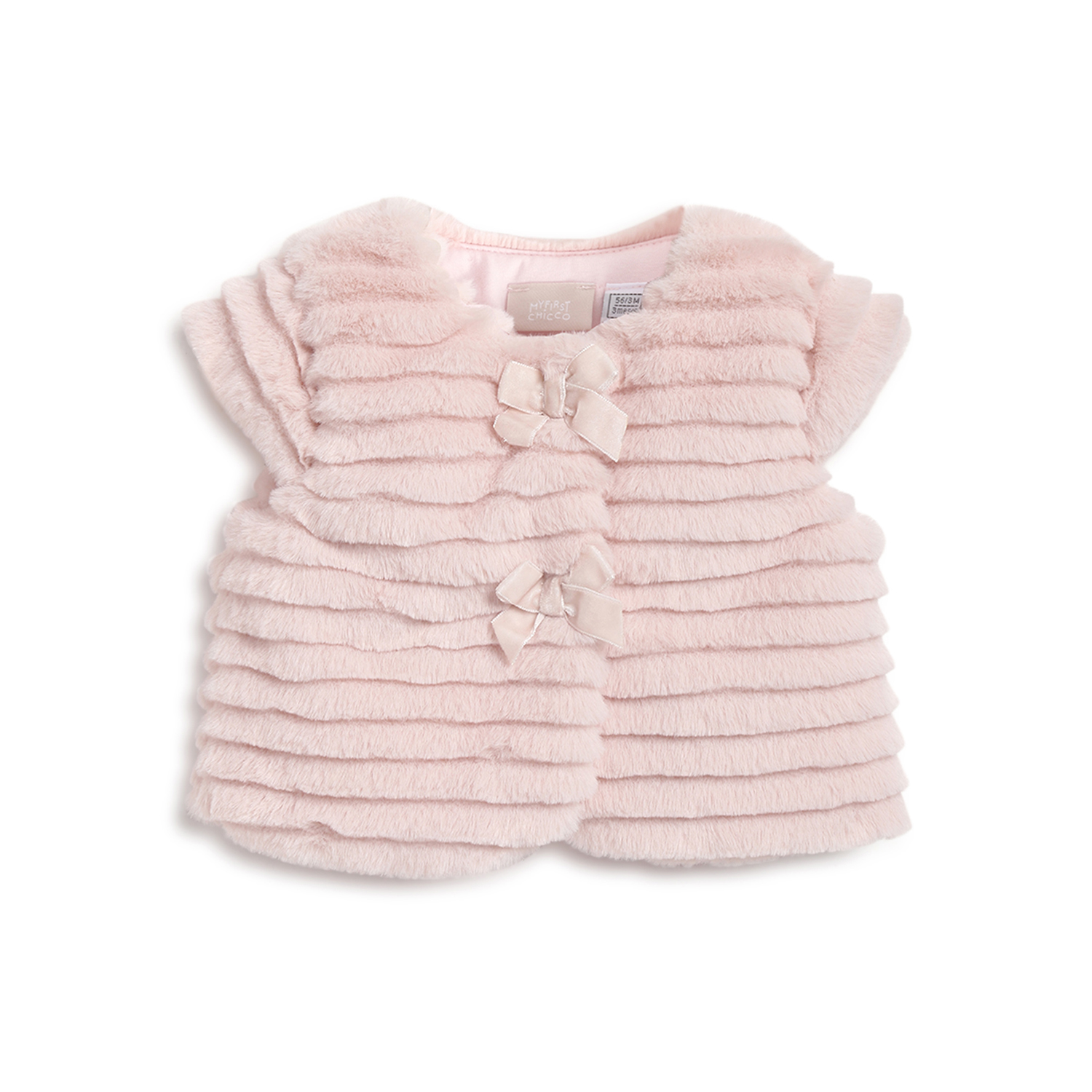 Girls Solid Woven Jacket-Light Pink